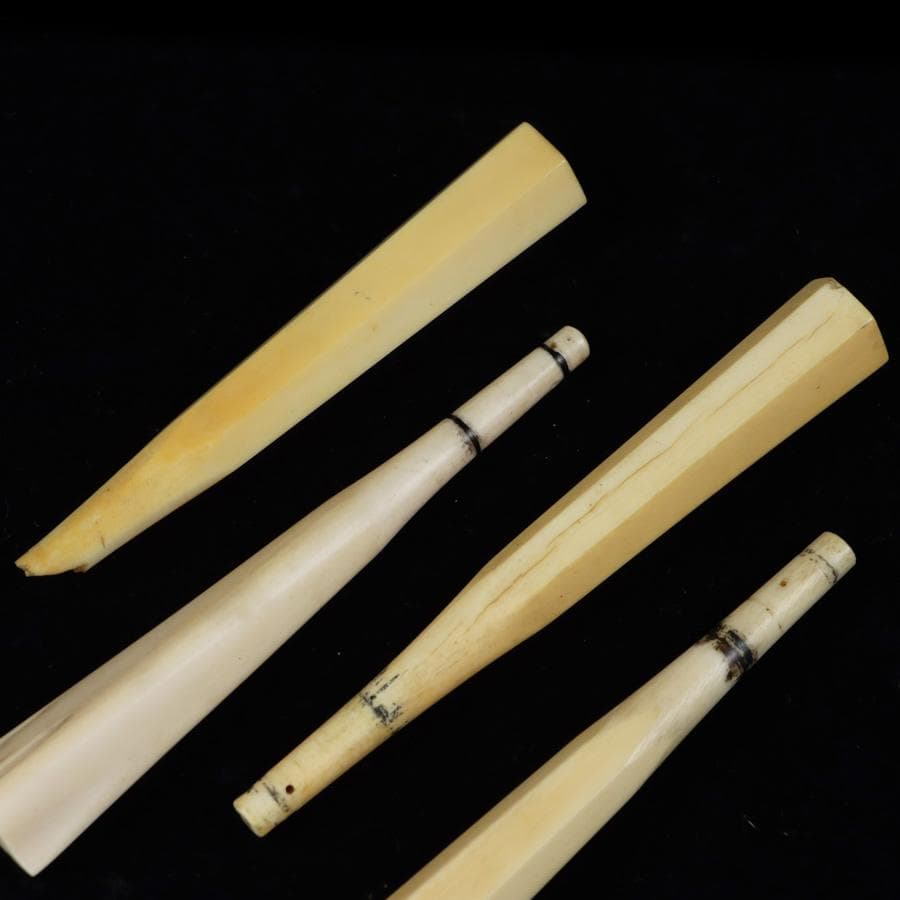 Y2892-20 高級 三味線用 糸巻き 4本セット 総重量99.8g