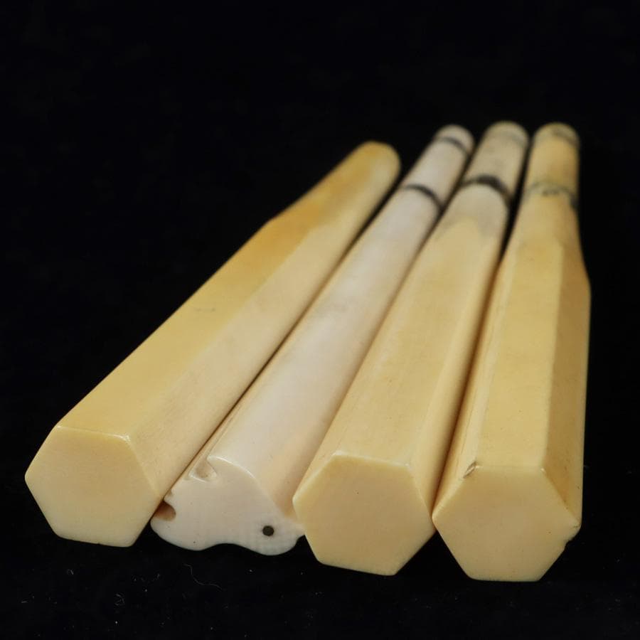 Y2892-20 高級 三味線用 糸巻き 4本セット 総重量99.8g