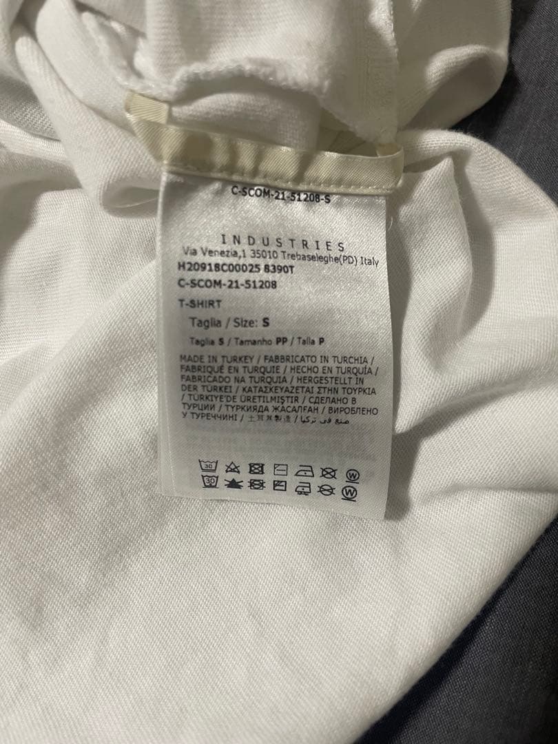 MONCLER ホワイト Tシャツ サイズS