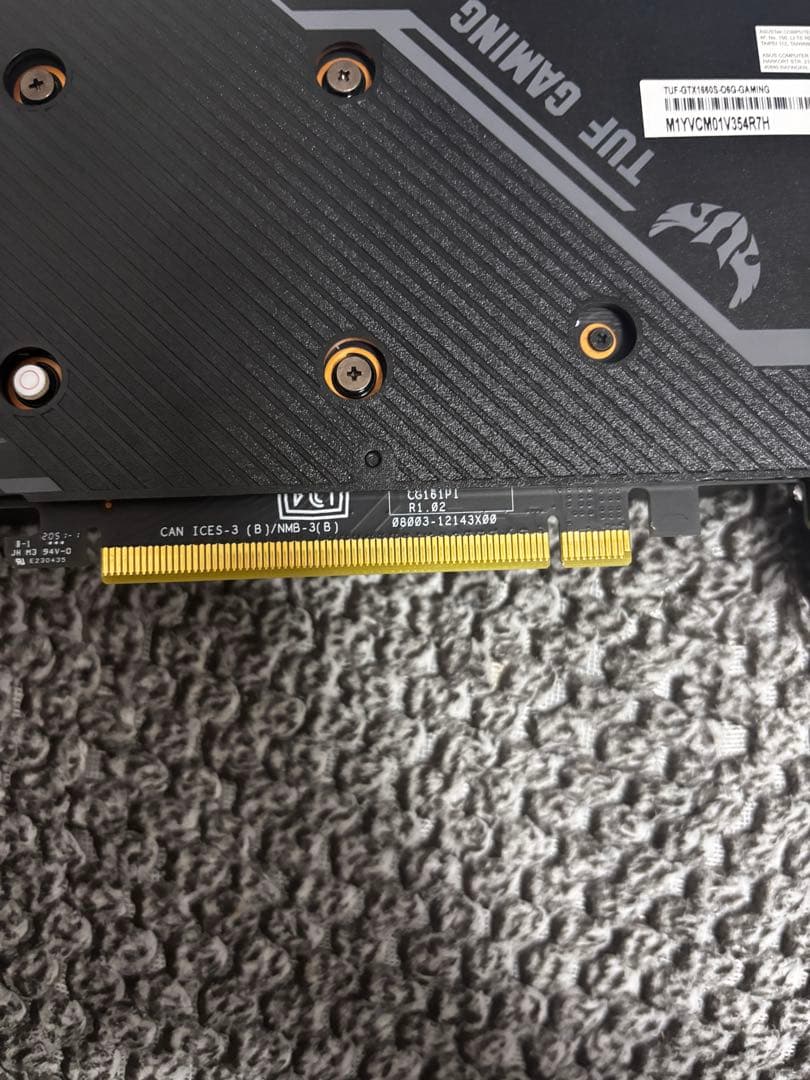 グラフィックボード・グラボ・ビデオカード ASUS TUF GAMGNG GeForce GTX1660 super