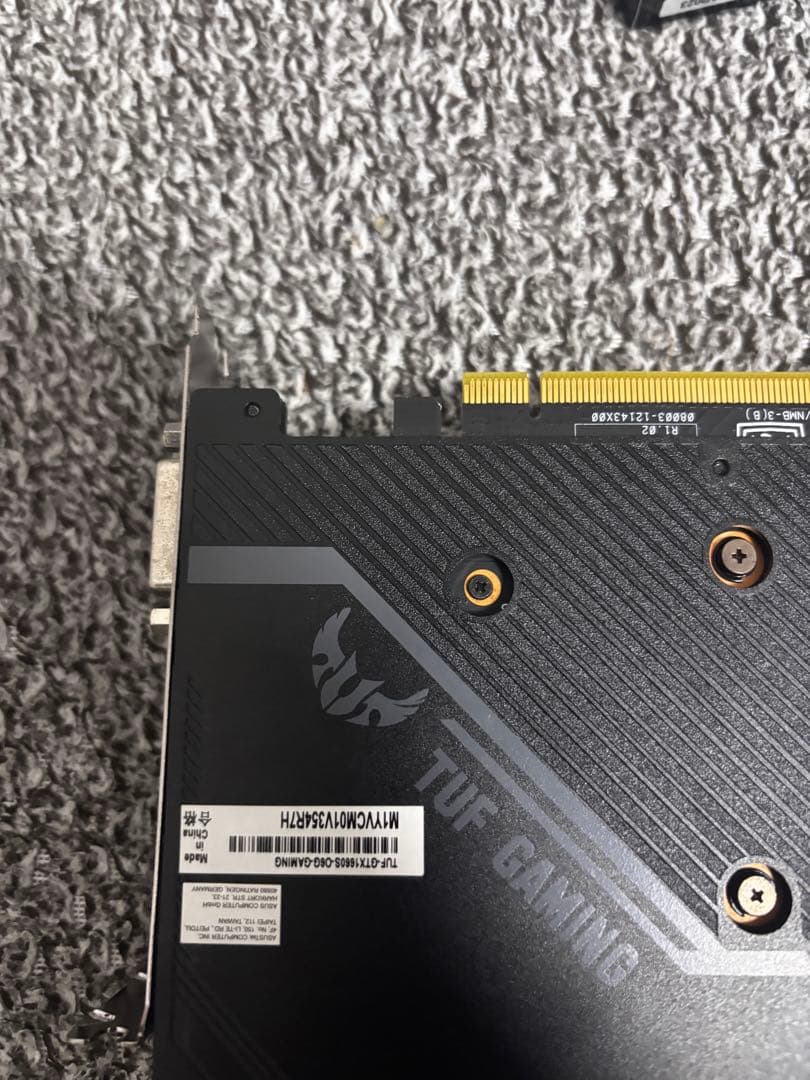 グラフィックボード・グラボ・ビデオカード ASUS TUF GAMGNG GeForce GTX1660 super