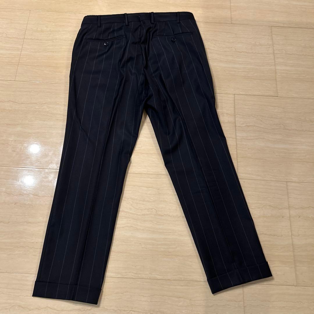 【SARTORIA LATORRE】ネイビー ストライプ スーツセットアップ