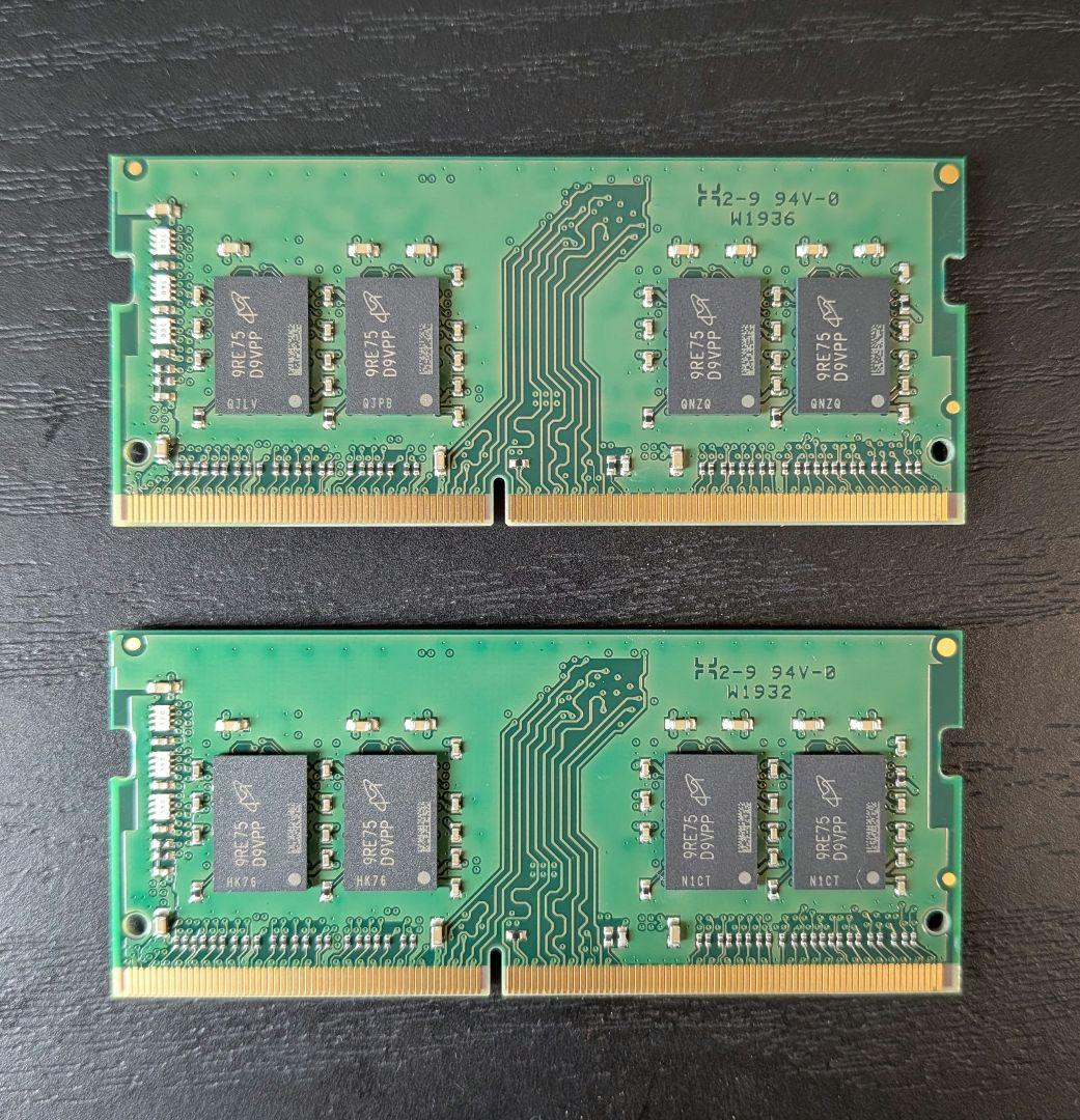 Kingston 8GB DDR4 PC4-2666V【2枚セット】