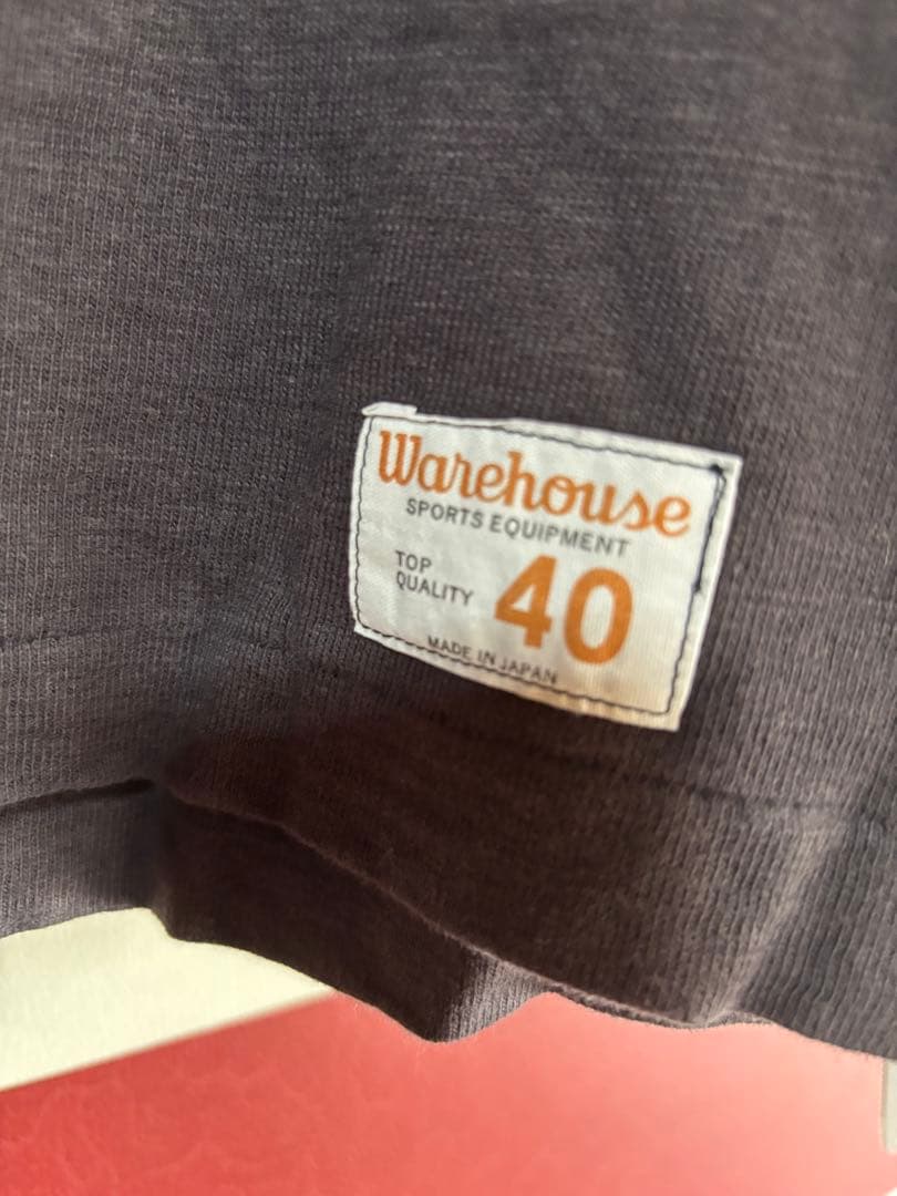 warehouse 4063 サイズ40 フットボールT