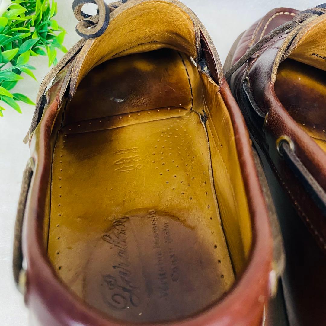 パラブーツ　PARABOOT　デッキシューズ　バース ブラウン 8 27cm