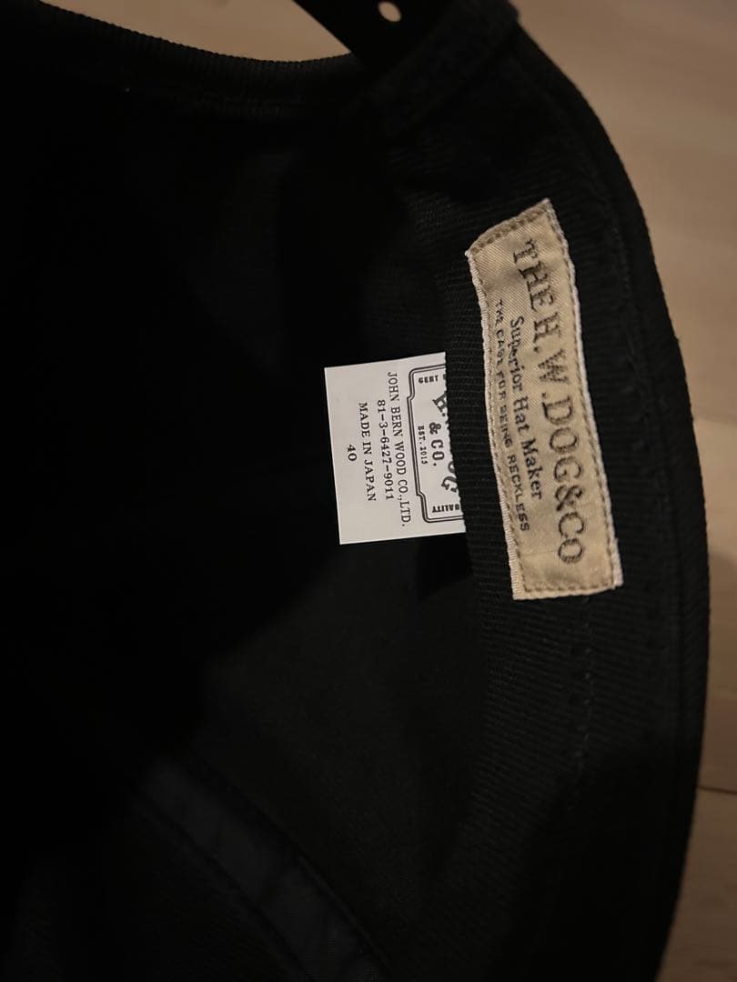 帽子 the h.w dog&co. size40