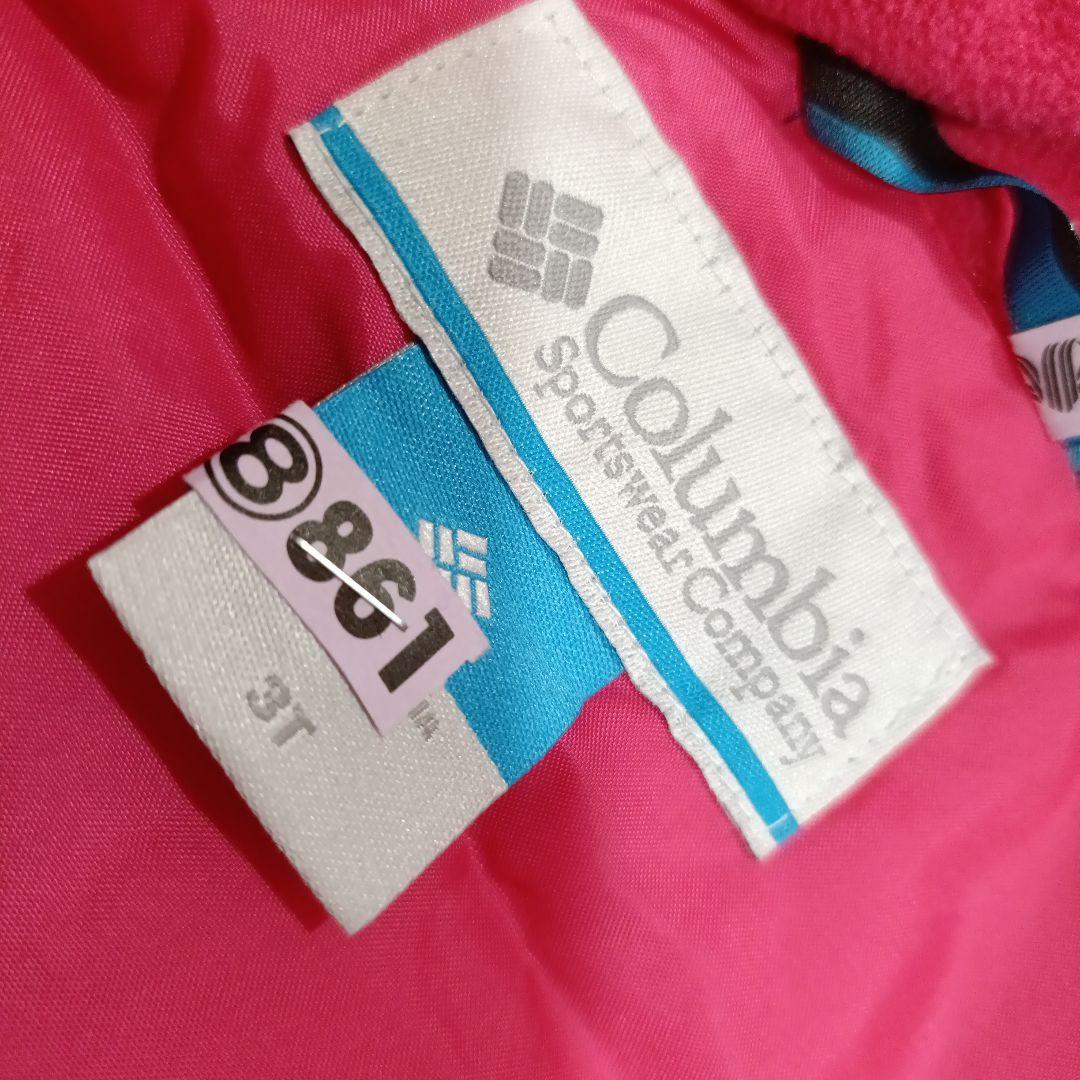 【美品】コロンビア　スキーウェア上下セット　100センチ　3T　女の子