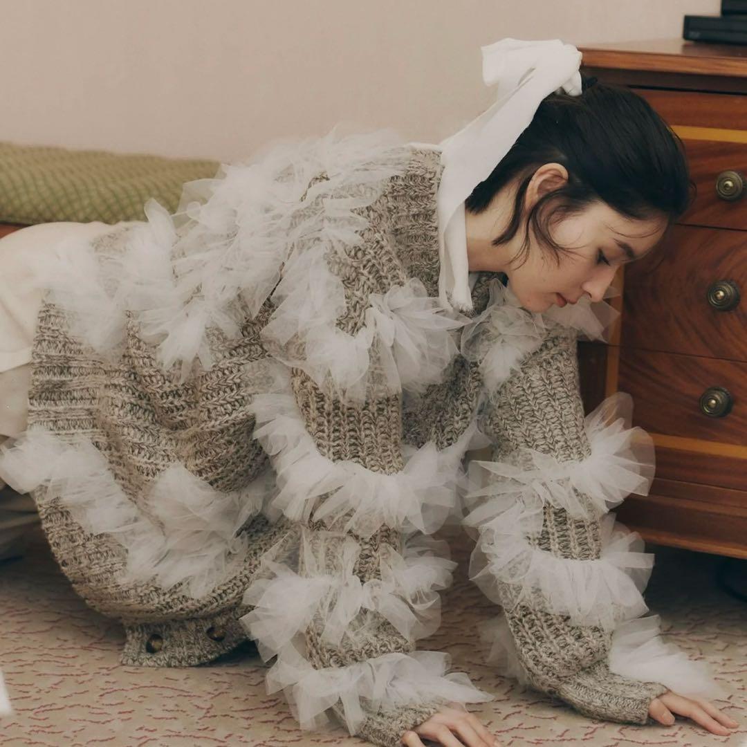 NOTRE émor ノートルエモア plume nuance cardigan