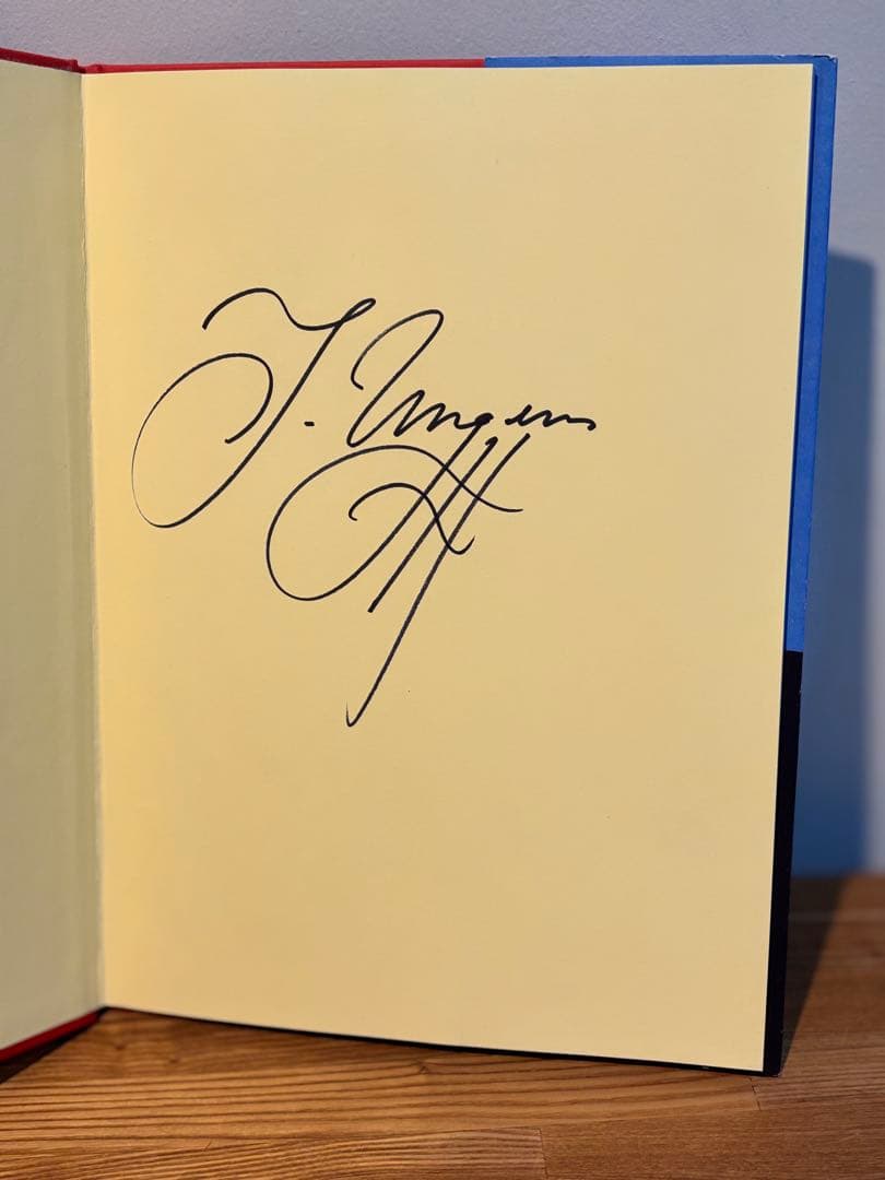 希少　Tomi Ungerer THE THREE ROBBERS サイン入り