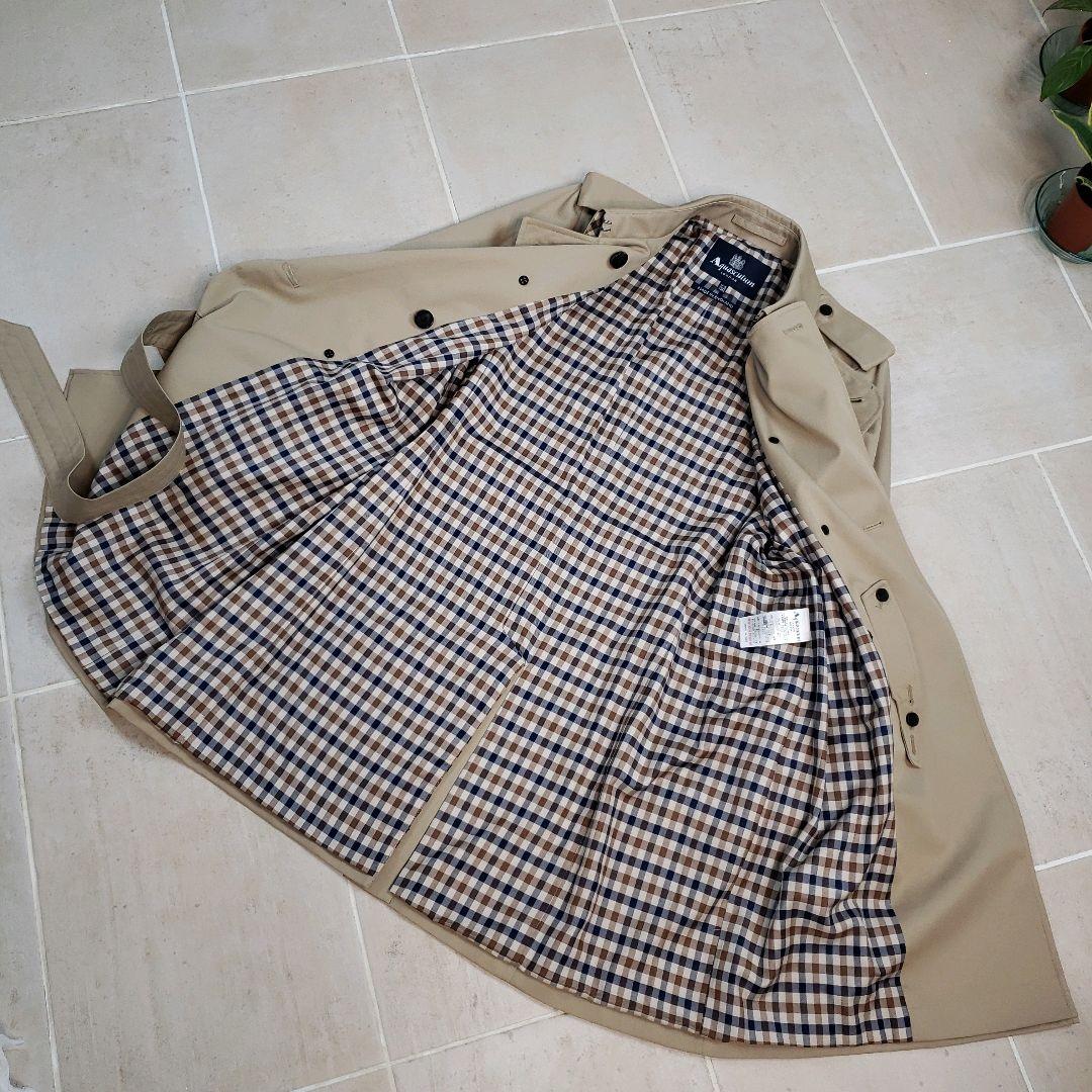 ★未使用級★　アクアスキュータム トレンチコート 　XL～XXL