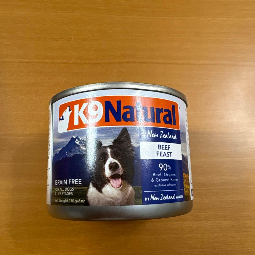 K9 ナチュラルビーフ フィースト ドライドッグフード　ウエットフード 缶
