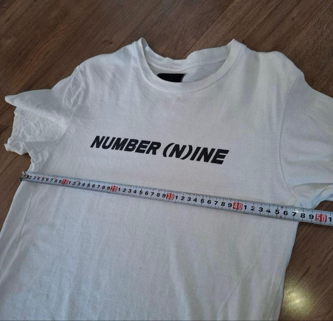 m*g様 NUMBER (N)INE ホワイト Tシャツ 2枚セット