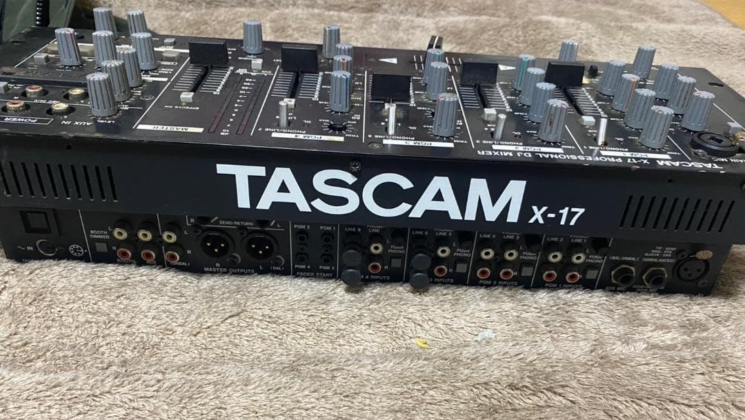 TASCAM X-17 PROFESSIONAL DJ MIXER ミキサー