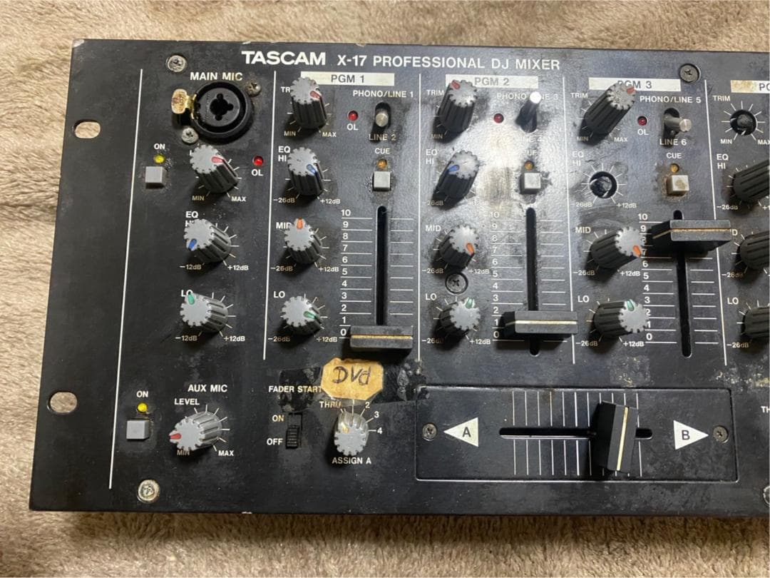 TASCAM X-17 PROFESSIONAL DJ MIXER ミキサー