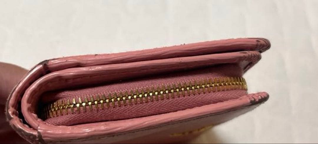 フ*ち様 PRADA プラダ　二つ折り財布　サフィアーノレザー　バイカラー