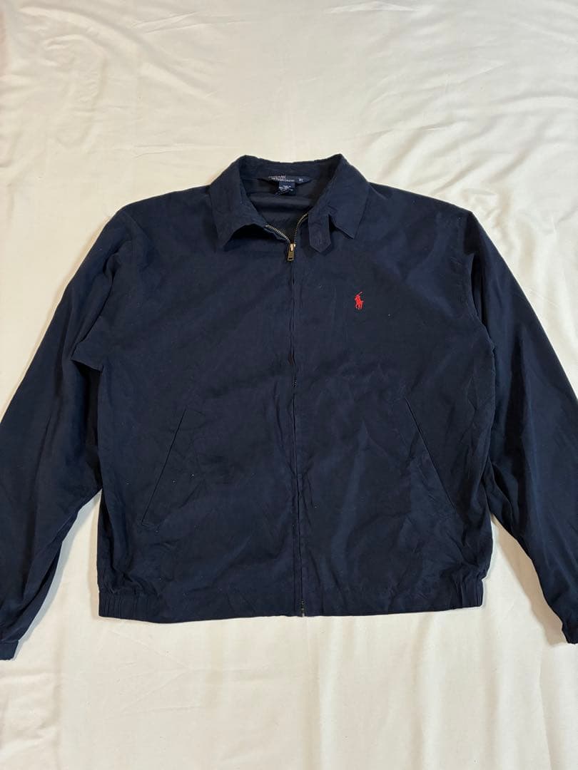90s RalphLauren スウィングトップ ポリ生地 XL