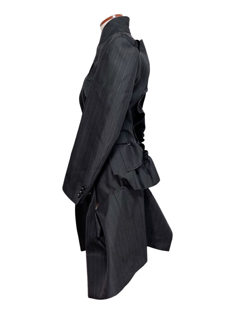AD2013 コムデギャルソン カット変形デザイン ロング燕尾ジャケット