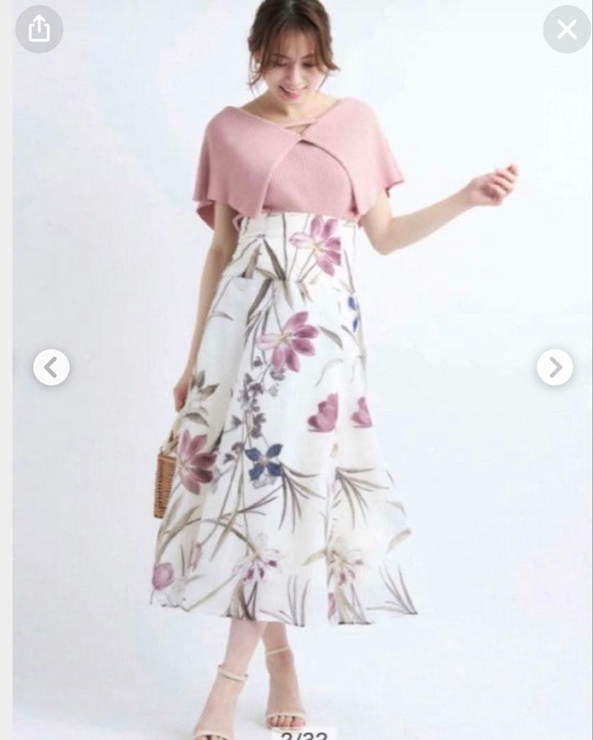 （新品未使用）マイストラーダ♡サマーフラワースカート