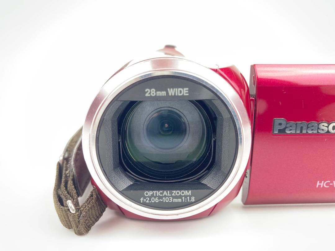 極美品　Panasonic HC-V550M-R ビデオカメラ 32GBレッド