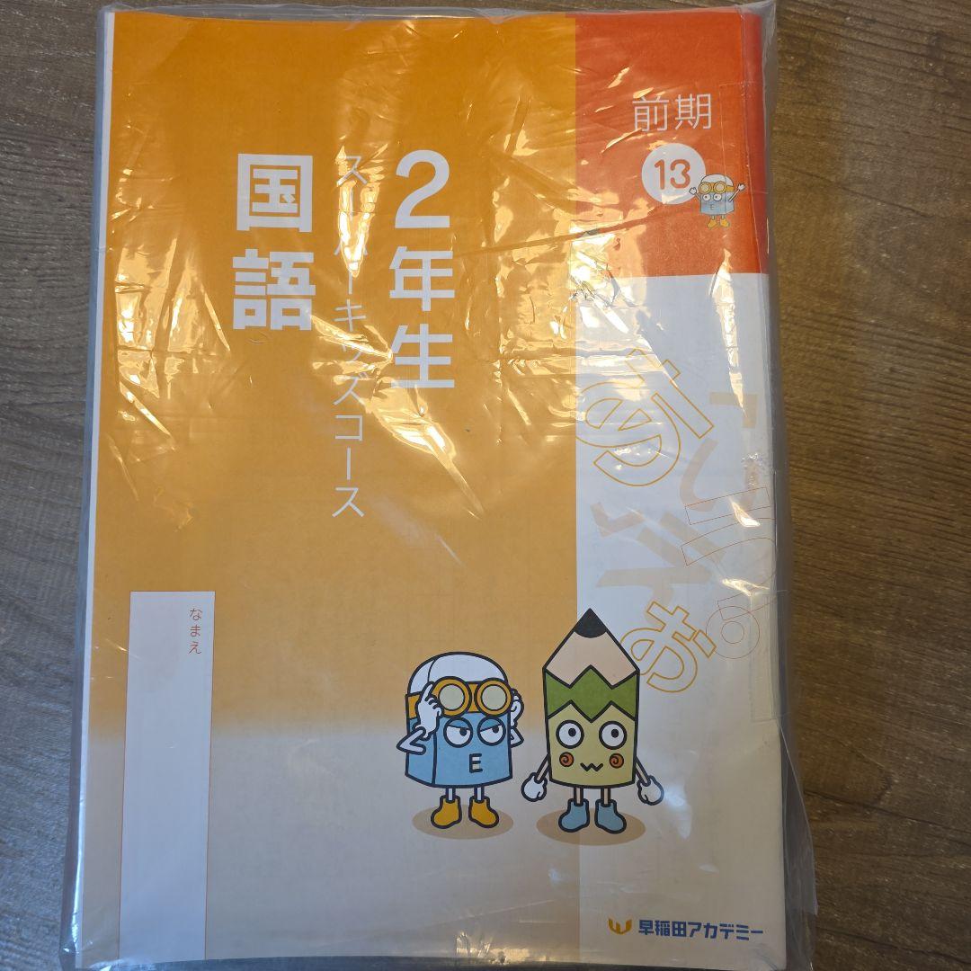 【期間限定出品】早稲田アカデミー　スーパーキッズコース小学2年生☆彡