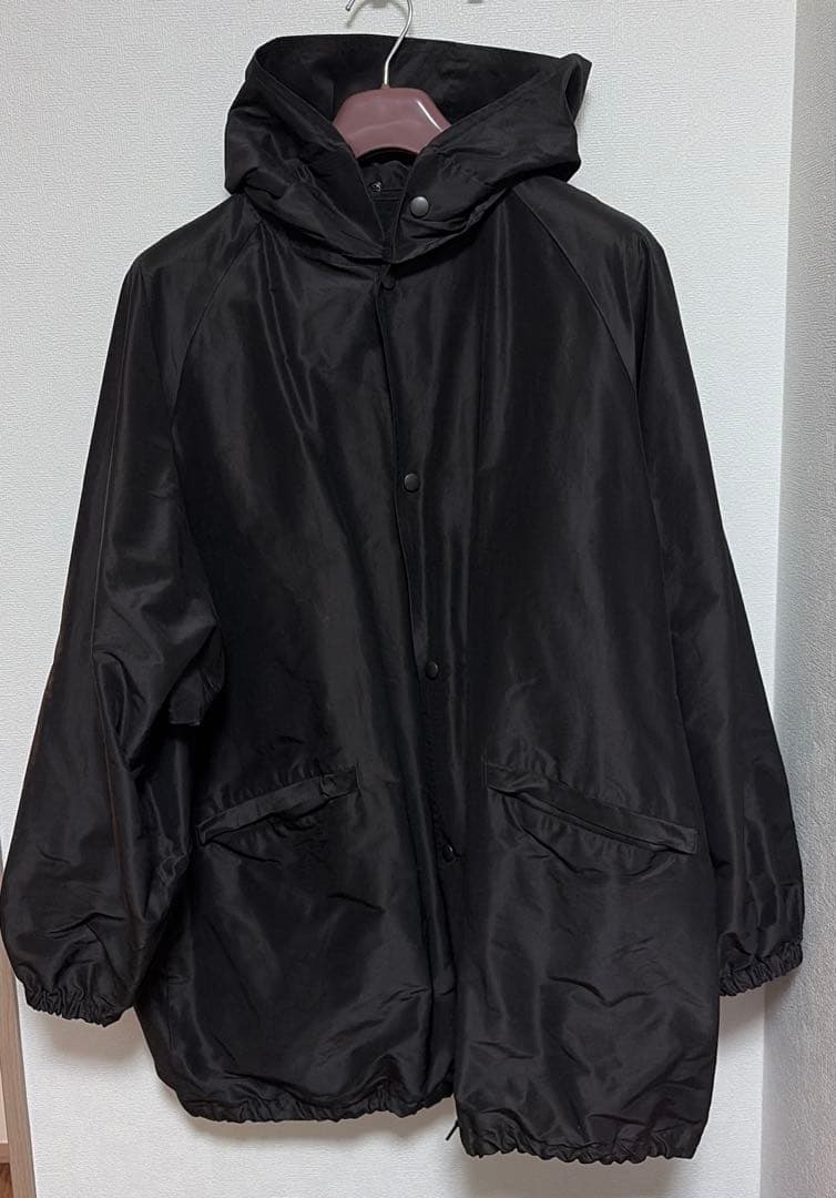 COMOLI　23AW　コットンシルクフーデットコート　希少サイズ1