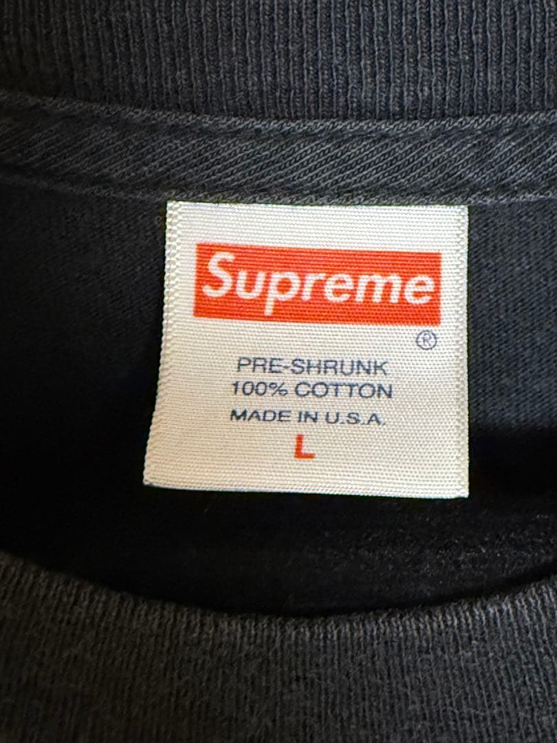 【L】Supreme Cross Box Logo Tee