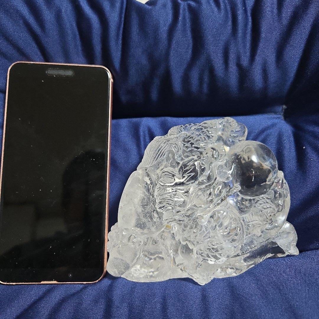 龍神彫刻 水晶