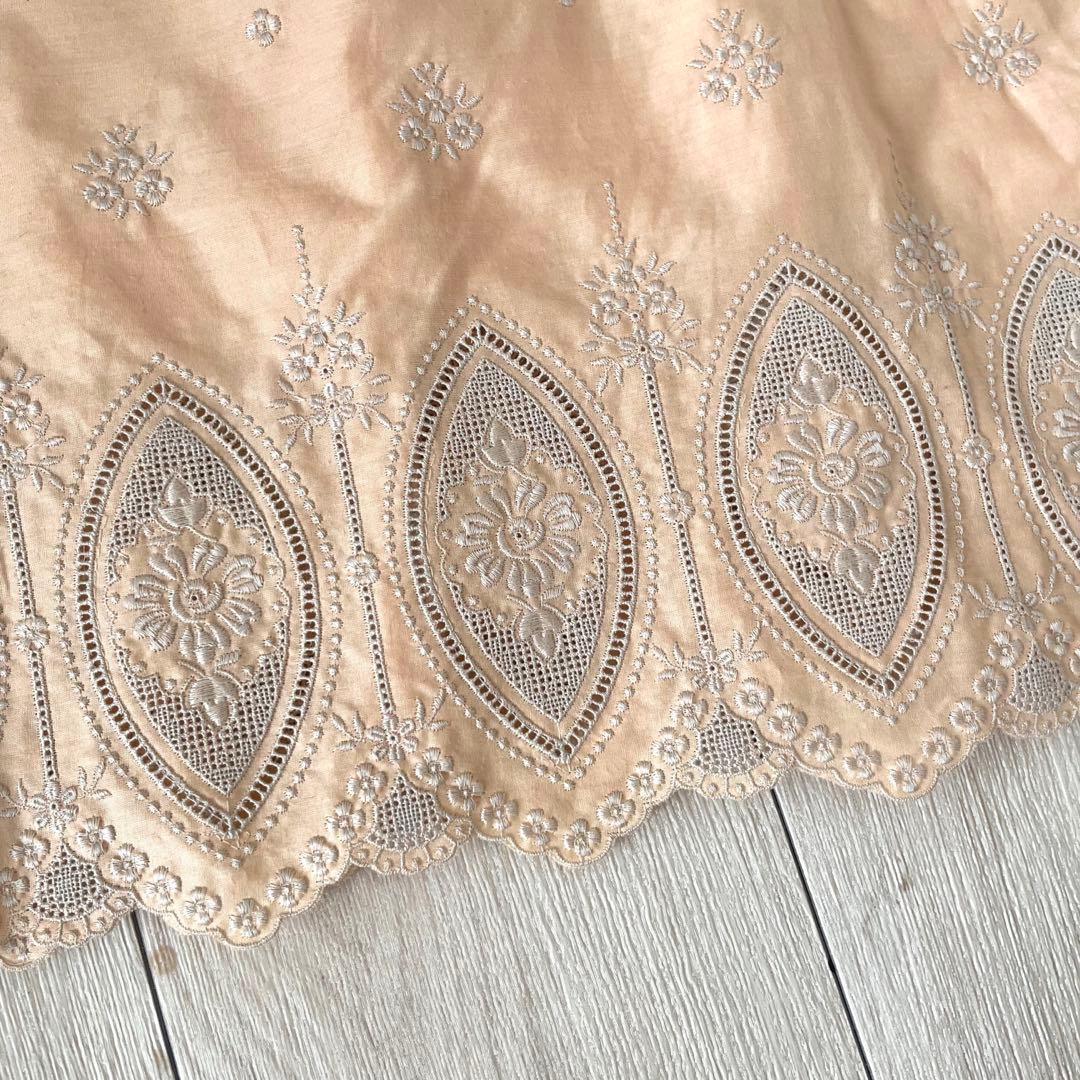【極美品】ビリティスディセッタン コットン100% 刺繍キャミソール M/L