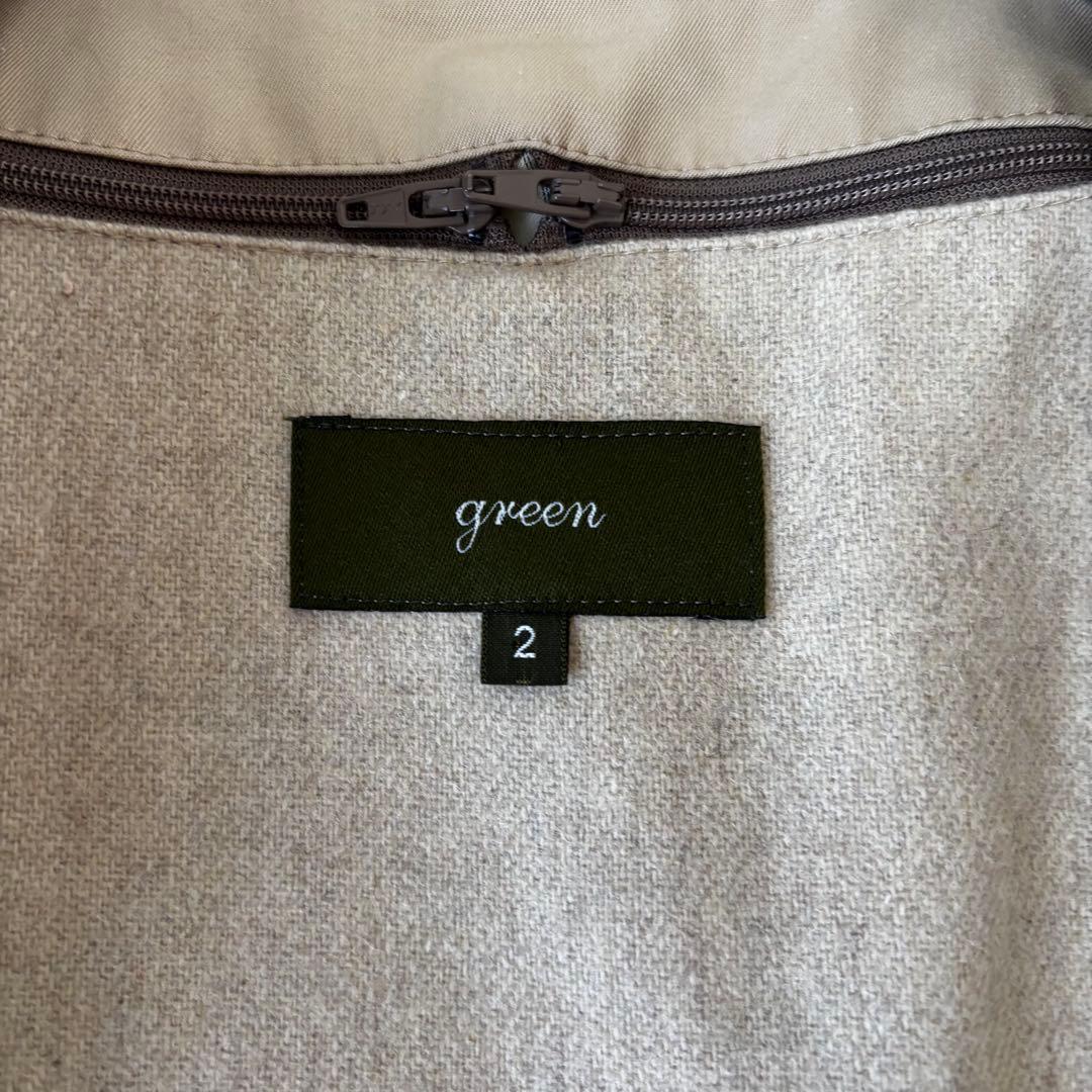 green✨未使用級　2wayライナー付　トレンチコート　ベルテッド　ベージュ