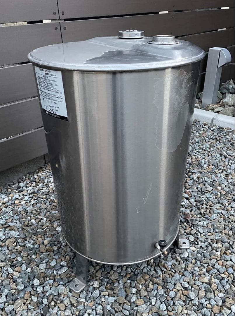 ステンレス灯油タンク【清掃済み】約90 L 中古
