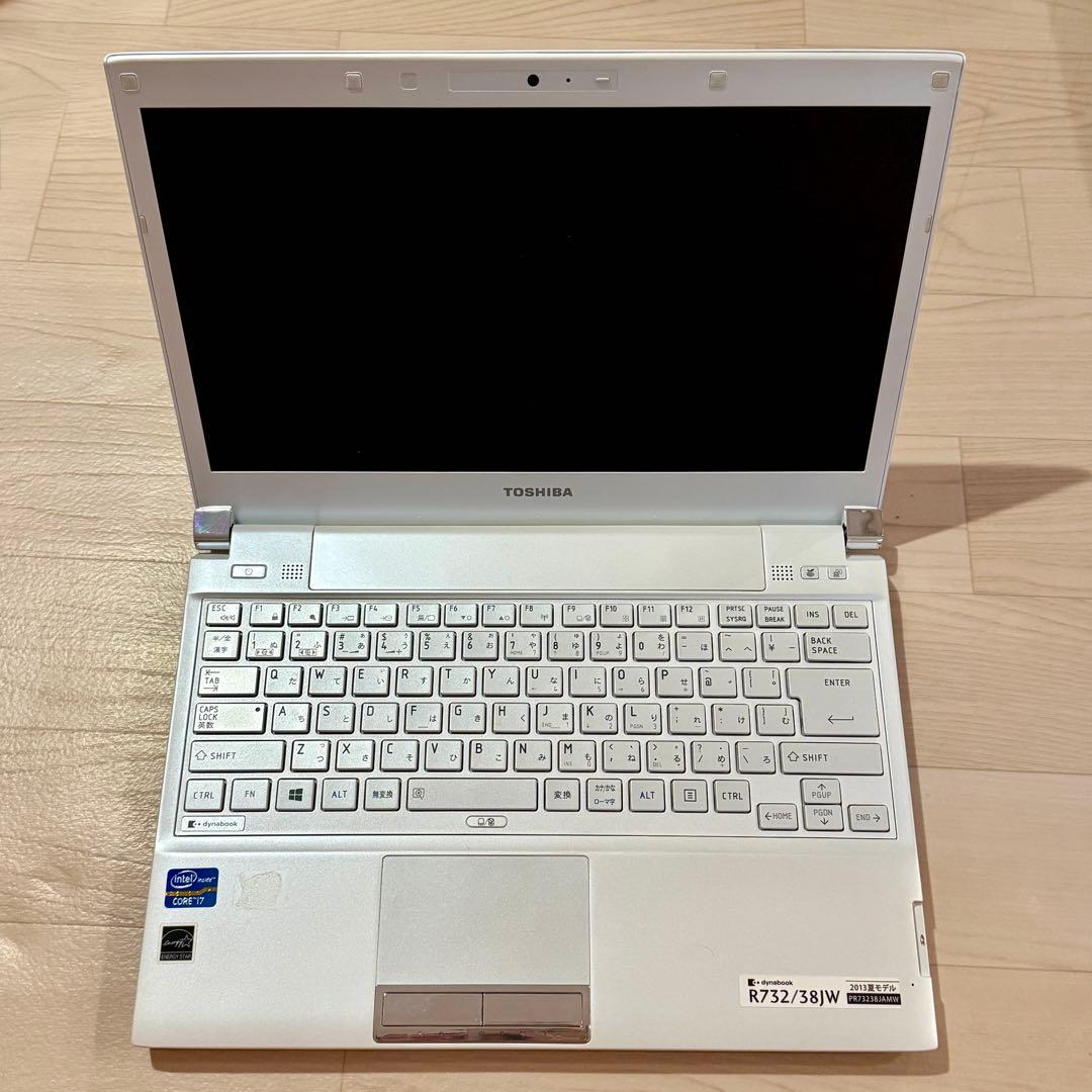 極美品✨高性能i7 dynabook R732 8GB Win10 DVD付