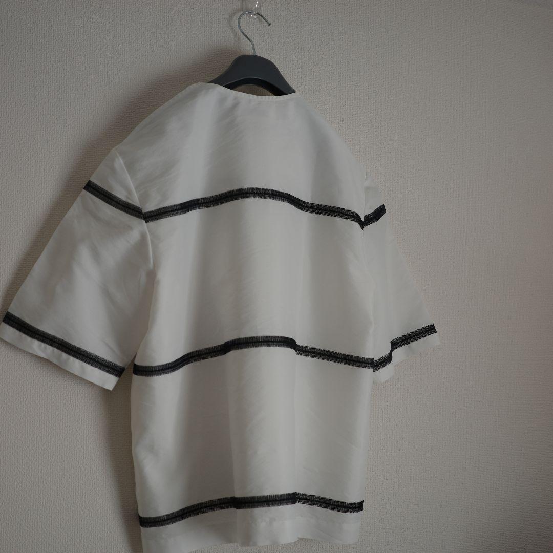 トップス NAMACHEKO - stitch border T shirt -