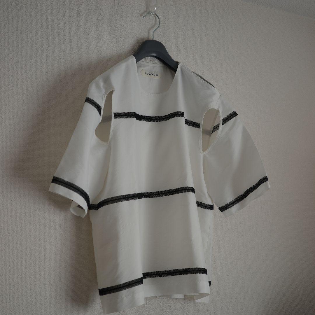 トップス NAMACHEKO - stitch border T shirt -