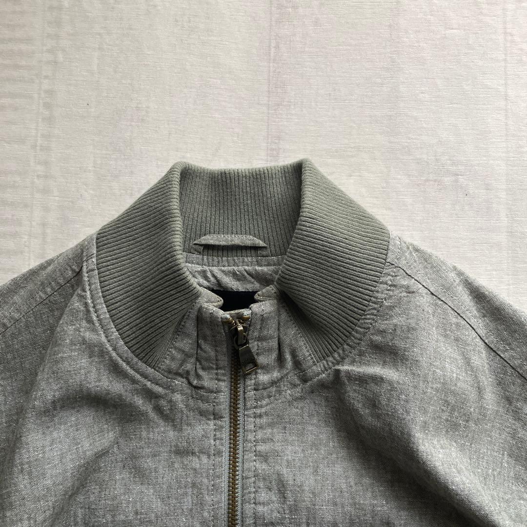 banana republic /ジップブルゾン 綿麻 L バナリパ