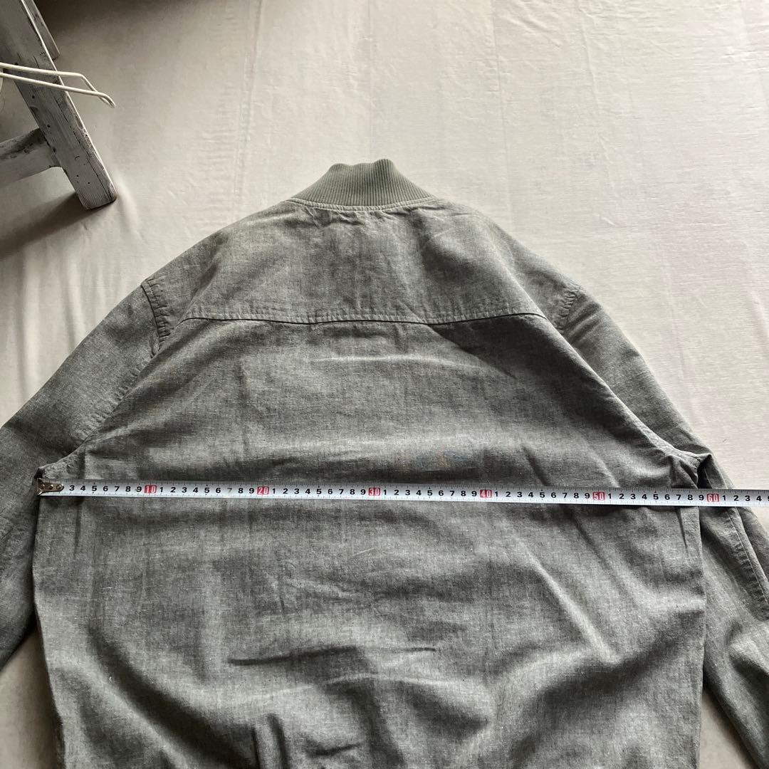 banana republic /ジップブルゾン 綿麻 L バナリパ