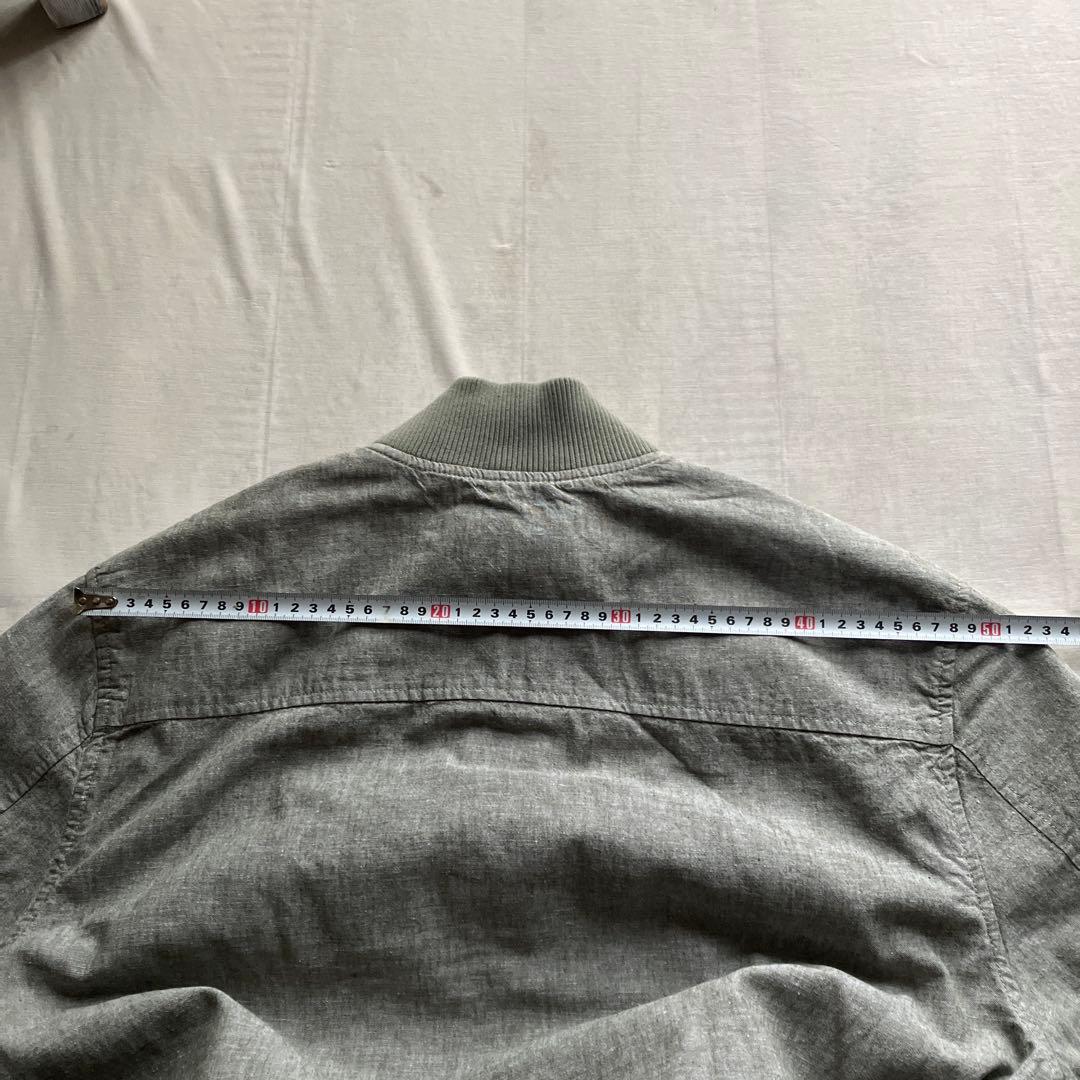 banana republic /ジップブルゾン 綿麻 L バナリパ