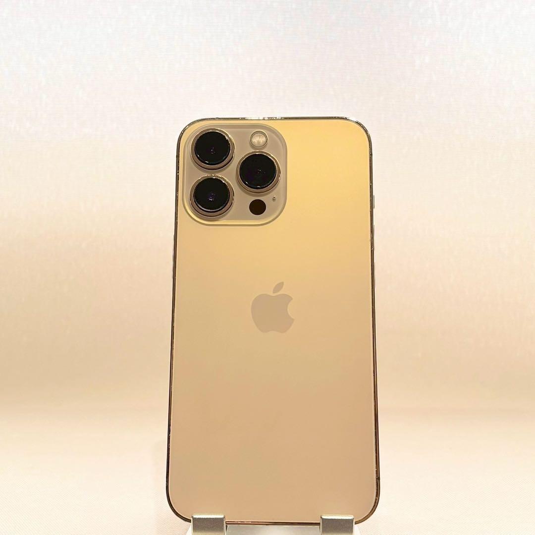 『美品』iPhone 13 PRO 128GB ゴールド　新品バッテリー　本体