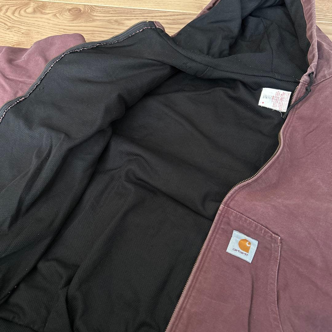 カーハート90s USA製 アクティブジャケット パーカー　希少カラー　2XL