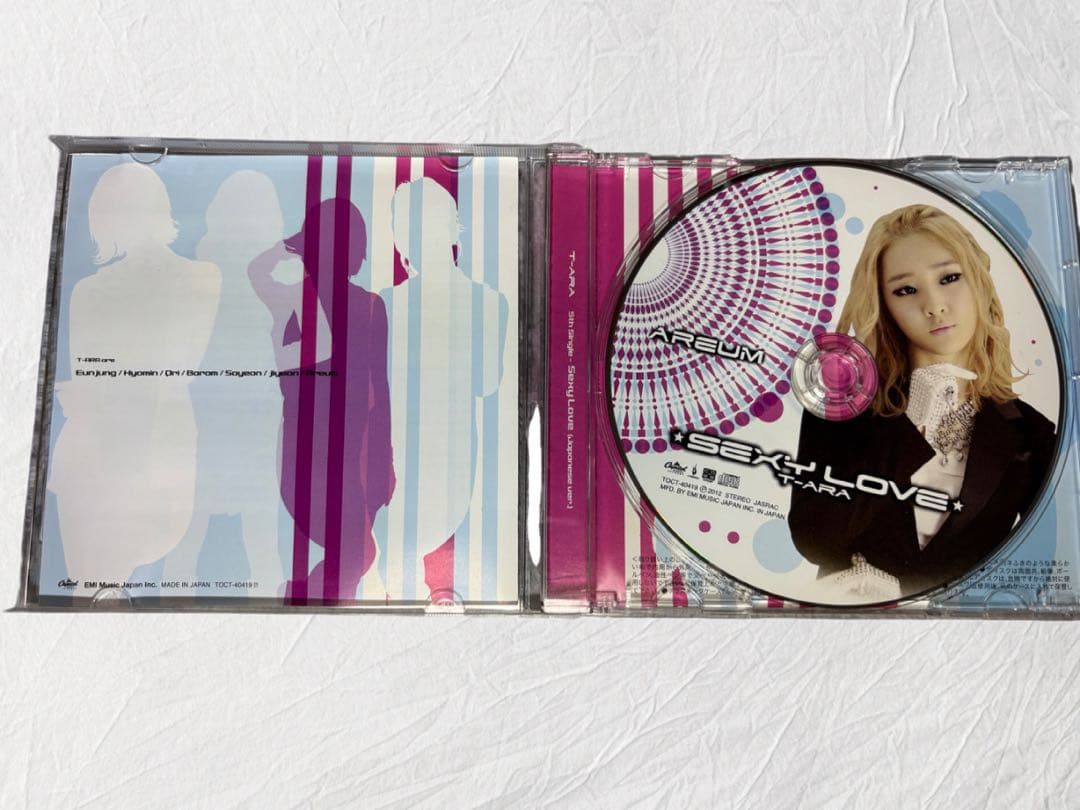 T-ARA Sexy Love CD DVD トレカ　生写真　セット