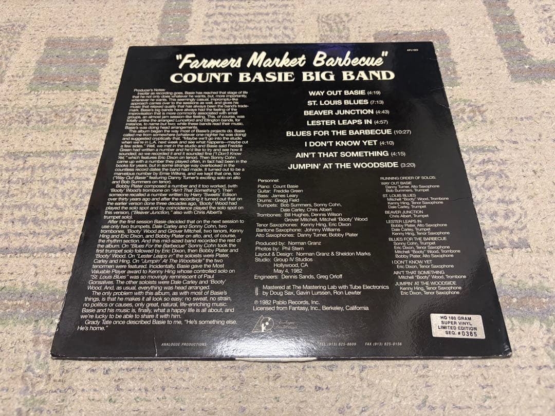 Count Basie Farmers Market Barbecue 高音質
