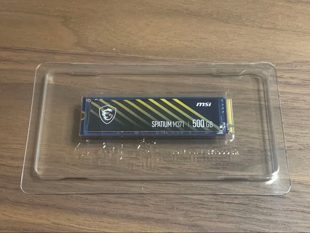 内蔵型SSD MSI SPATIUM M371 500GB NVMe M.2 SSD