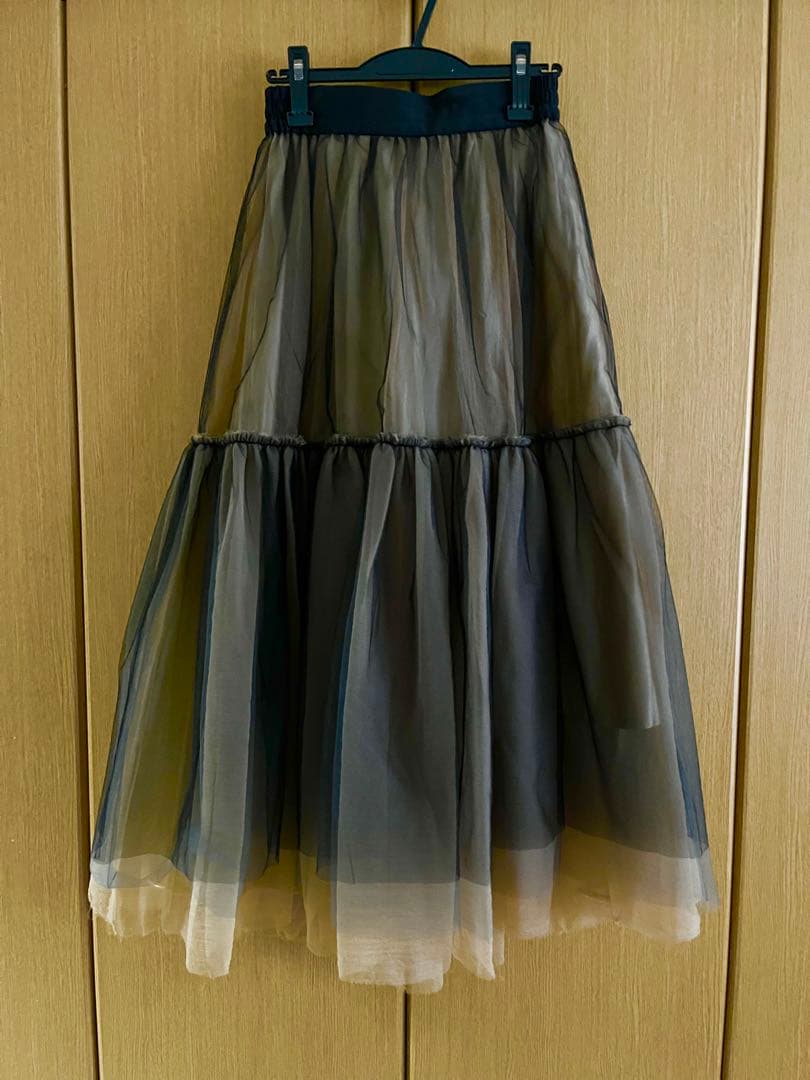 MAISON SPECIAL リバーシブルティアードボリュームスカート
