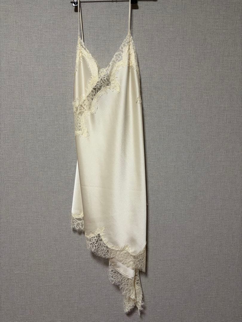 zw collection アシンメトリーレースワンピース