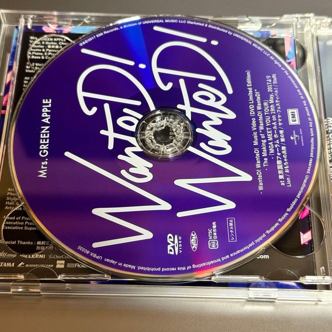 Mrs.GREEN APPLE WanteD WanteD 初回限定盤 帯あり