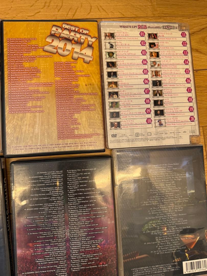 Best of partyなどの洋楽等DVDコレクション　まとめ売り18枚セット