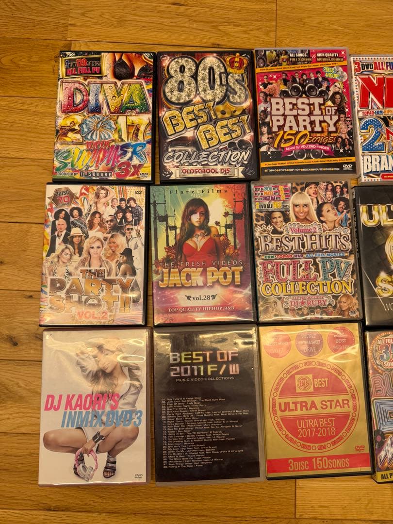 Best of partyなどの洋楽等DVDコレクション　まとめ売り18枚セット