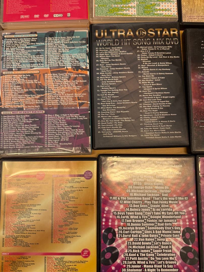Best of partyなどの洋楽等DVDコレクション　まとめ売り18枚セット