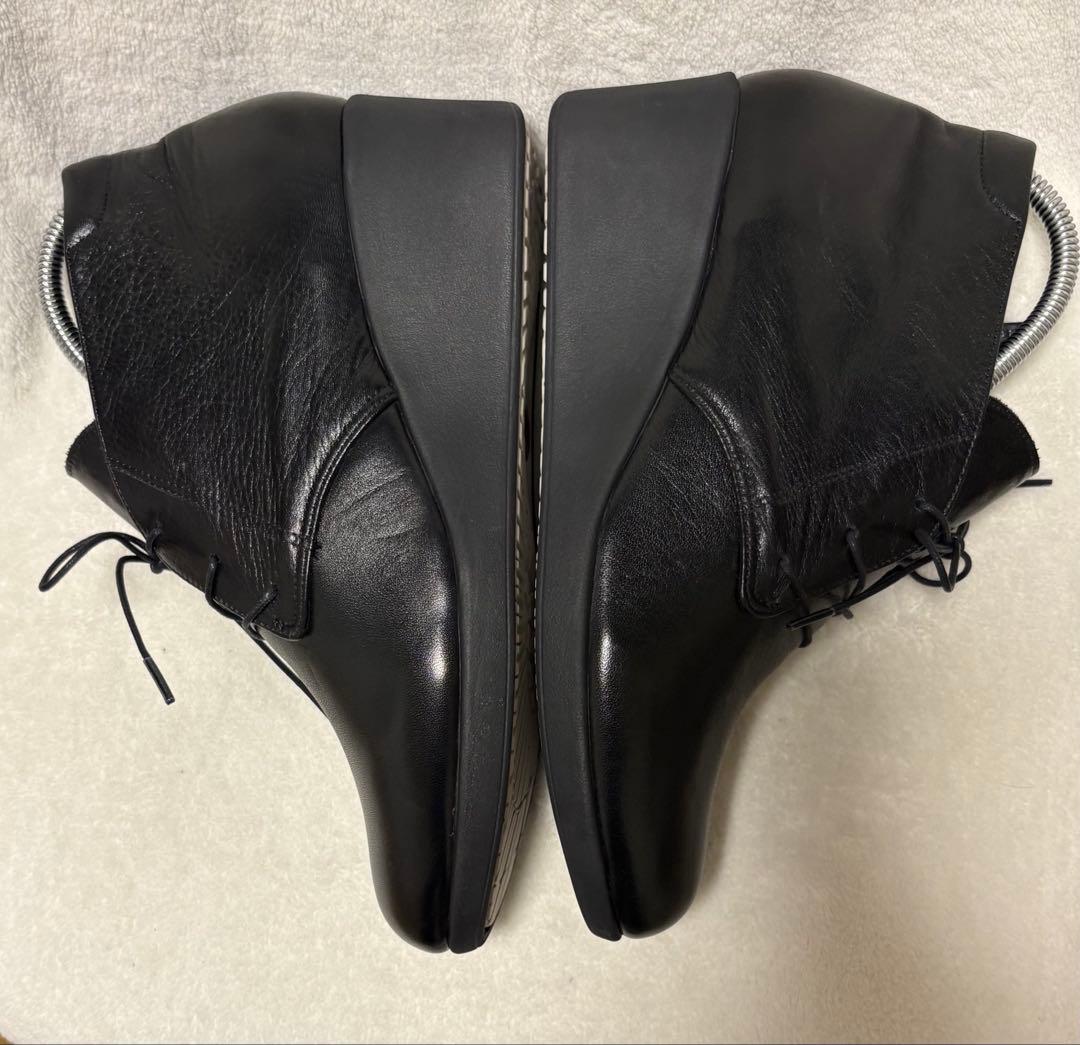 ♦︎良品♦︎misskyoukoミスキョウコ　ウェッジソール　サイドジップ　ブーツ