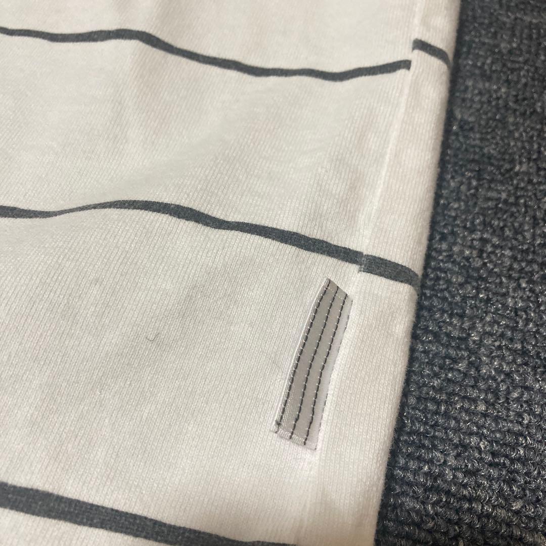 【人気】S.F.C ワイドサイドストライプTシャツ 半袖 L ビッグシルエット
