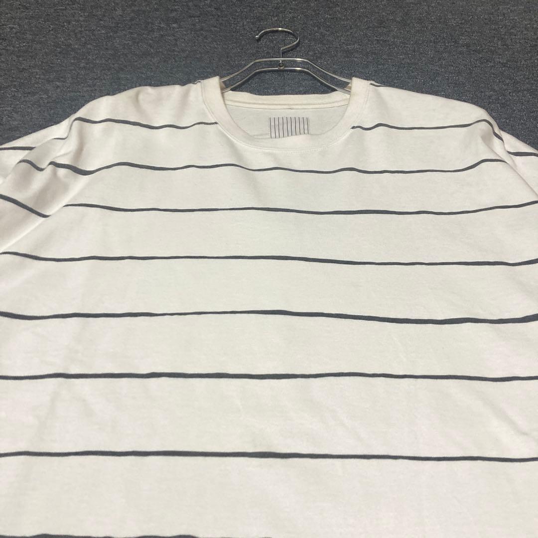 【人気】S.F.C ワイドサイドストライプTシャツ 半袖 L ビッグシルエット